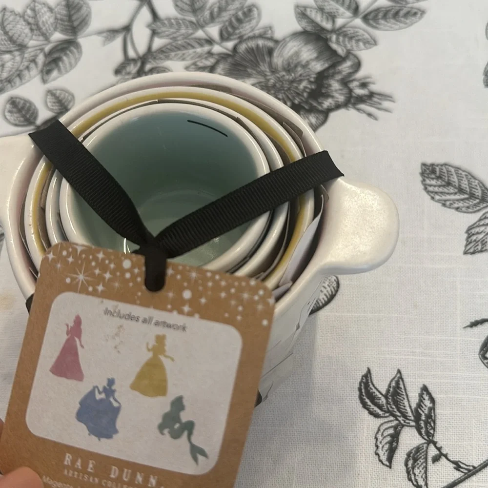 RAE DUNN By Magenta  Disney Princess Set of 4 Measurement Cups